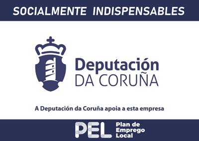 Socialmente Indispensables. PEL, Plan de Emprego Local. Deputación da Coruña.